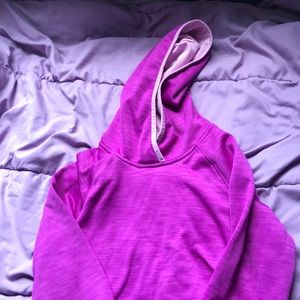 purple and pink hoodie
